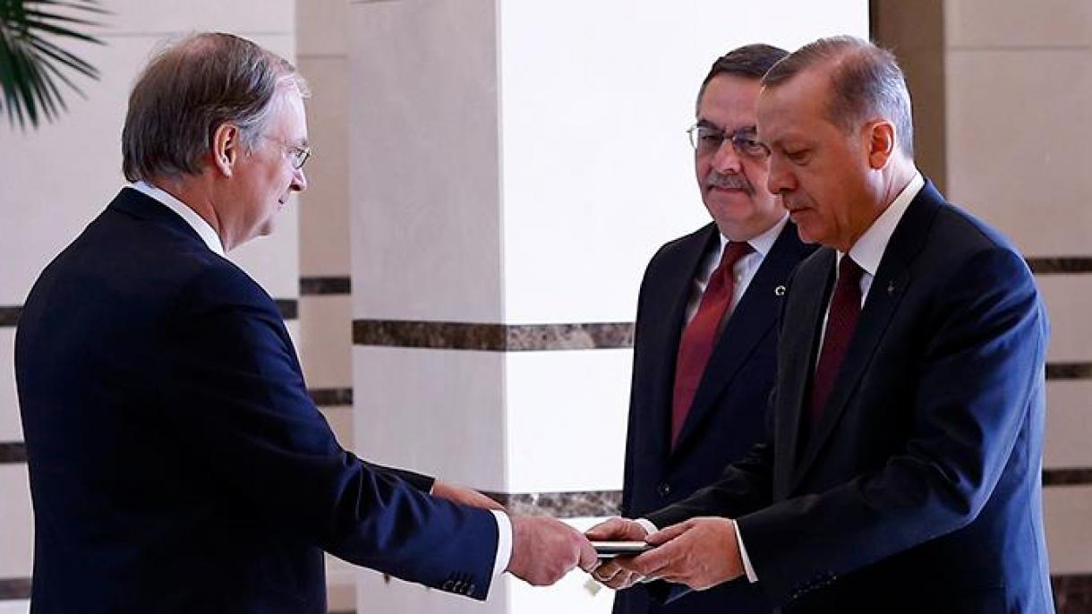Preşedintele Erdoğan a primit pe  Şeful delegaţiei Uniunii Europene (UE) în Turcia