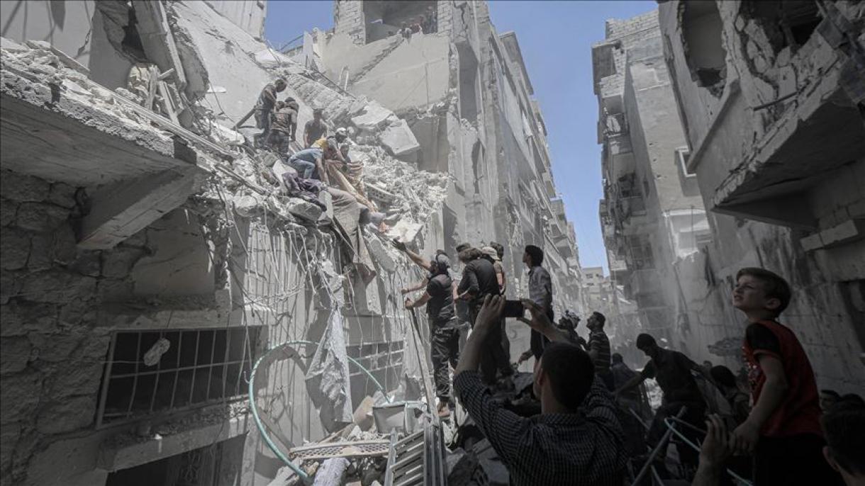 در حمله هوایی رژیم اسد به ادلب 4 غیرنظامی کشته شدند