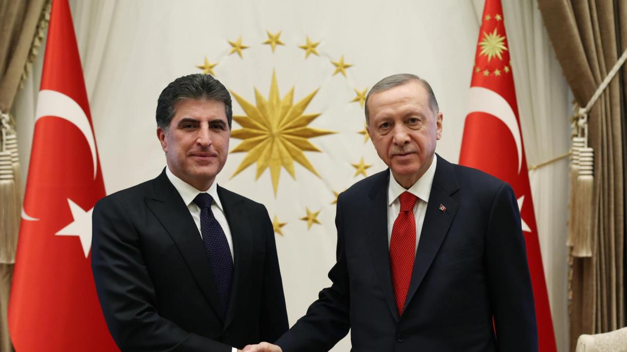 اردوغان بارزانی نی قبول قیلدی