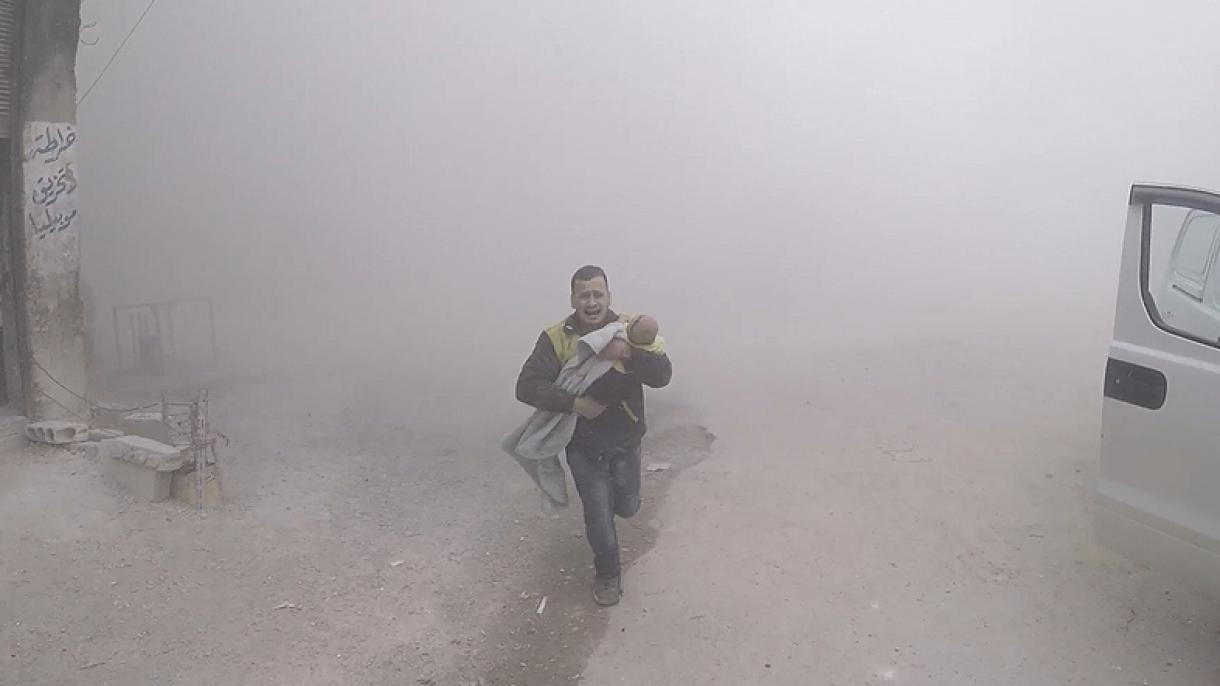 叙利亚东古塔集市遭轰炸