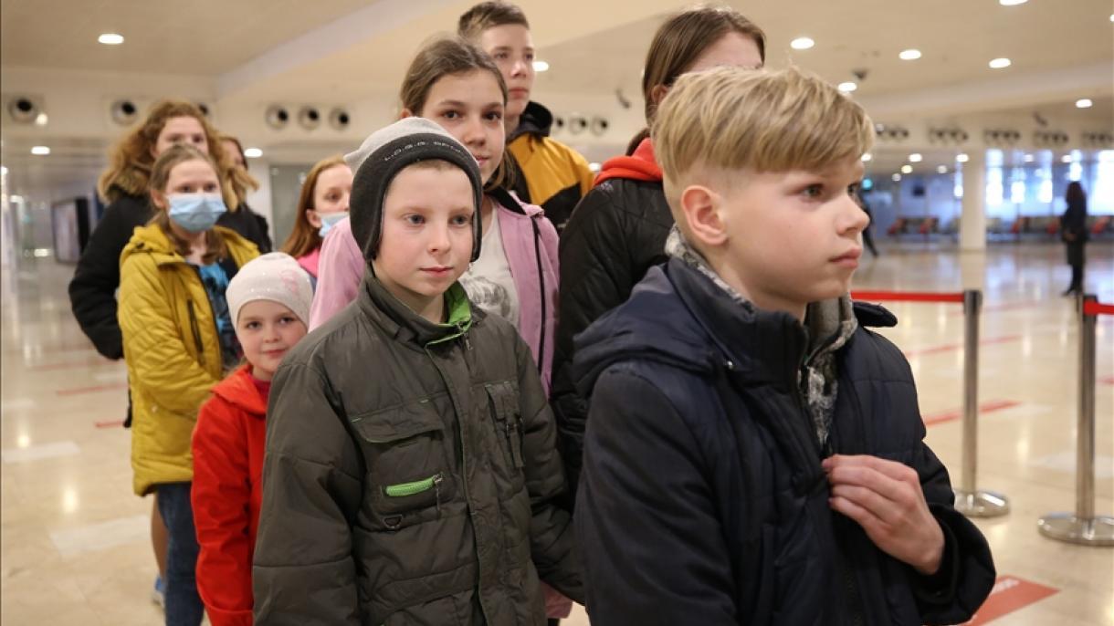 وقف اتحادیه باشگاه‌ها 126 طفل اوکراینی را به تورکیه آورد
