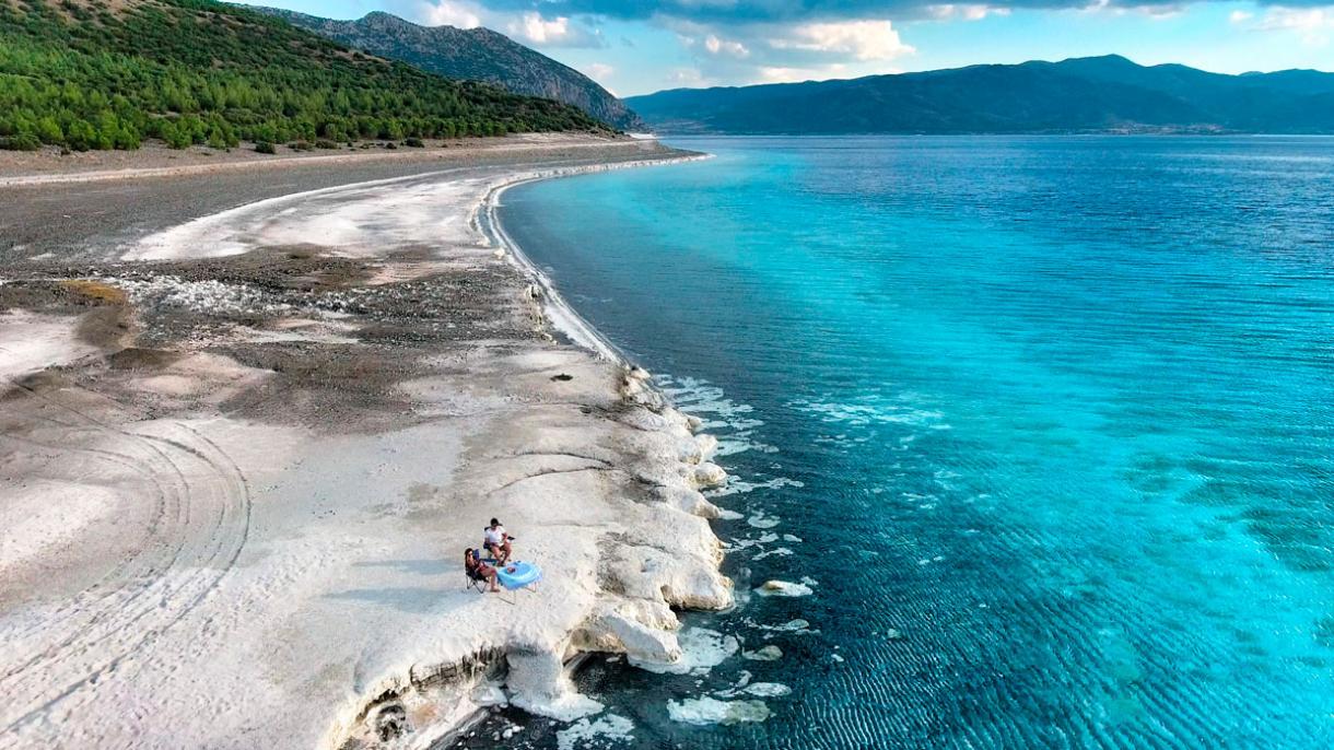 Türkiyənin Maldivləri, Salda gölü