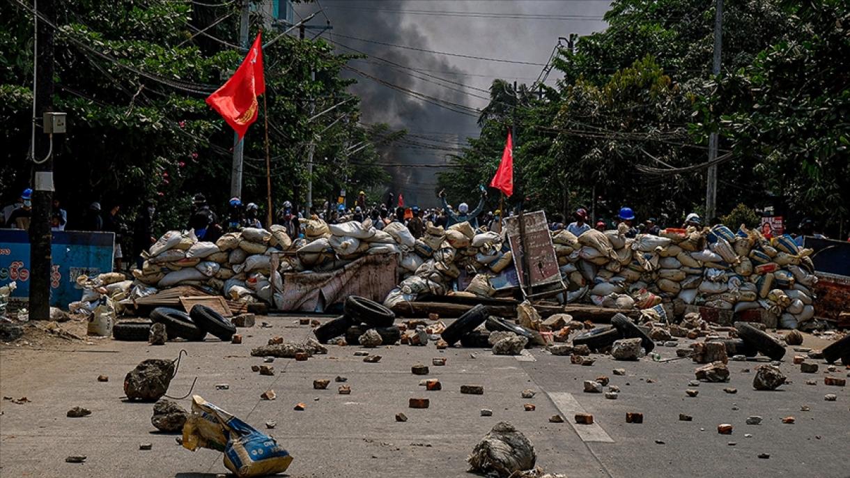 缅甸示威民众死亡人数增至570