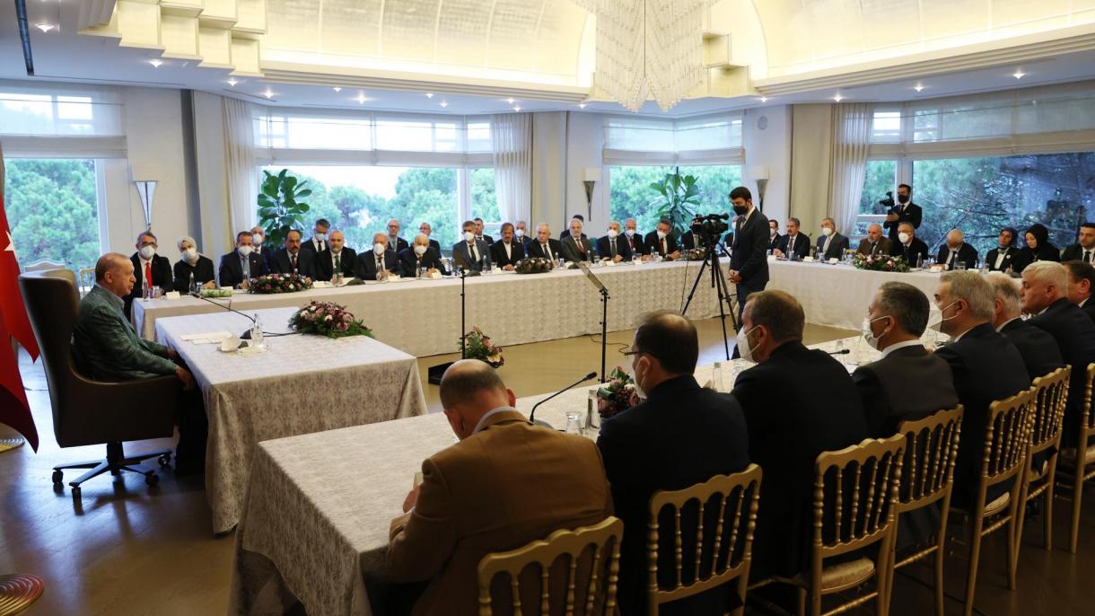 صدر ایردوان کی بوسنیائی سماجی تنظیموں کے نمائندوں سے ملاقات