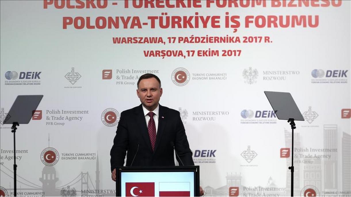 تاکید رئیس جمهور لهستان بر روند رو به بهبود روابط این کشور با ترکیه
