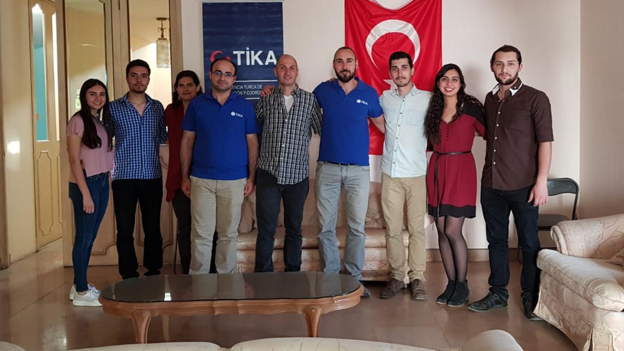 土耳其合作与协调社援助生活在墨西哥的叙利亚学生
