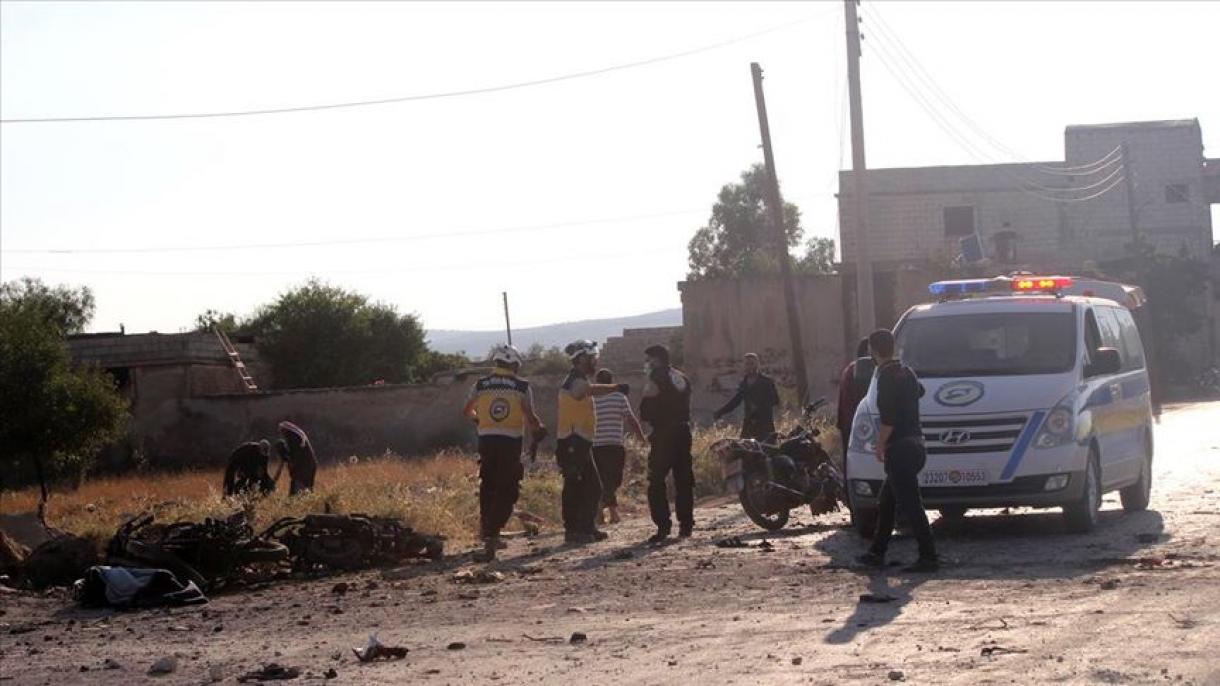 İdlibdə hava hücumları nəticəsində 4 dinc vətəndaş həlak olub