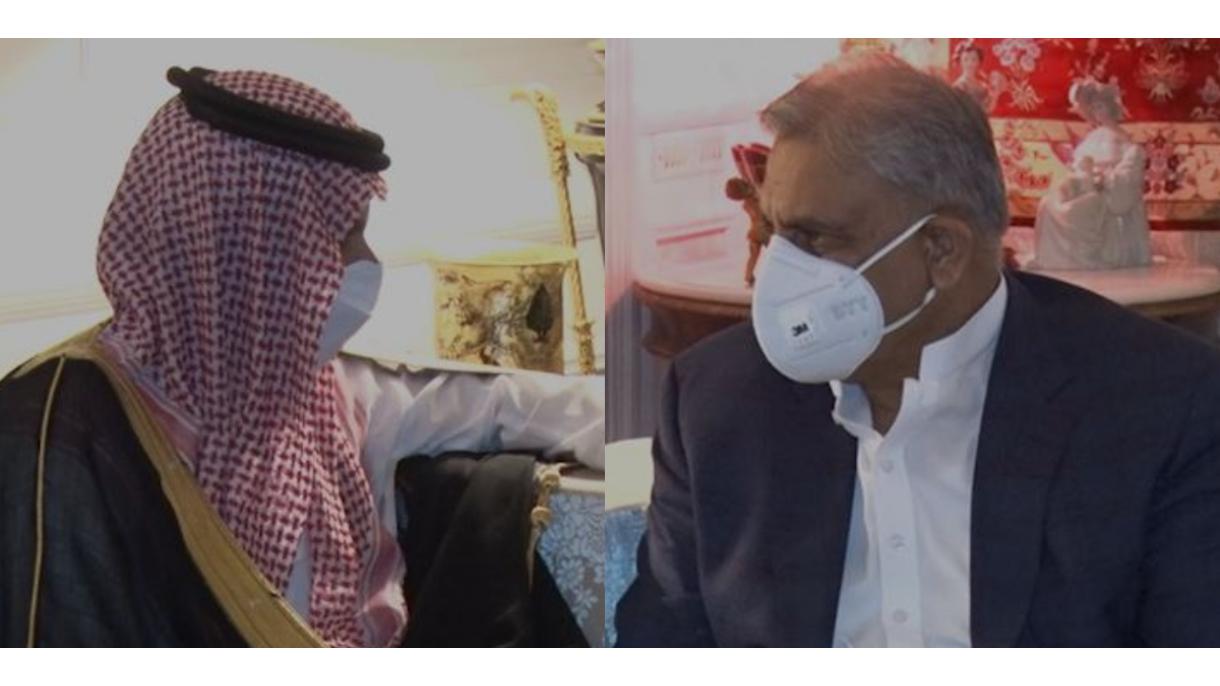 پاک آرمی چیف کی سعودی وزیر خارجہ سے ملاقات