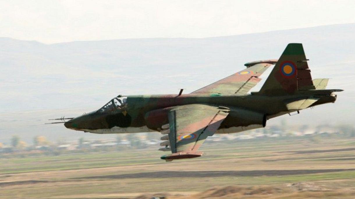 Ermenistanda Su-25 kysymly harby uçar heläkçilige uçrady