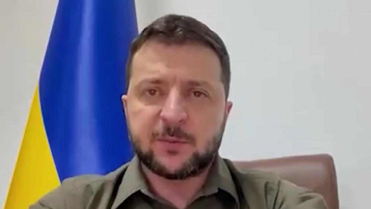 Zelenszkij egy videóüzenetet adott ki