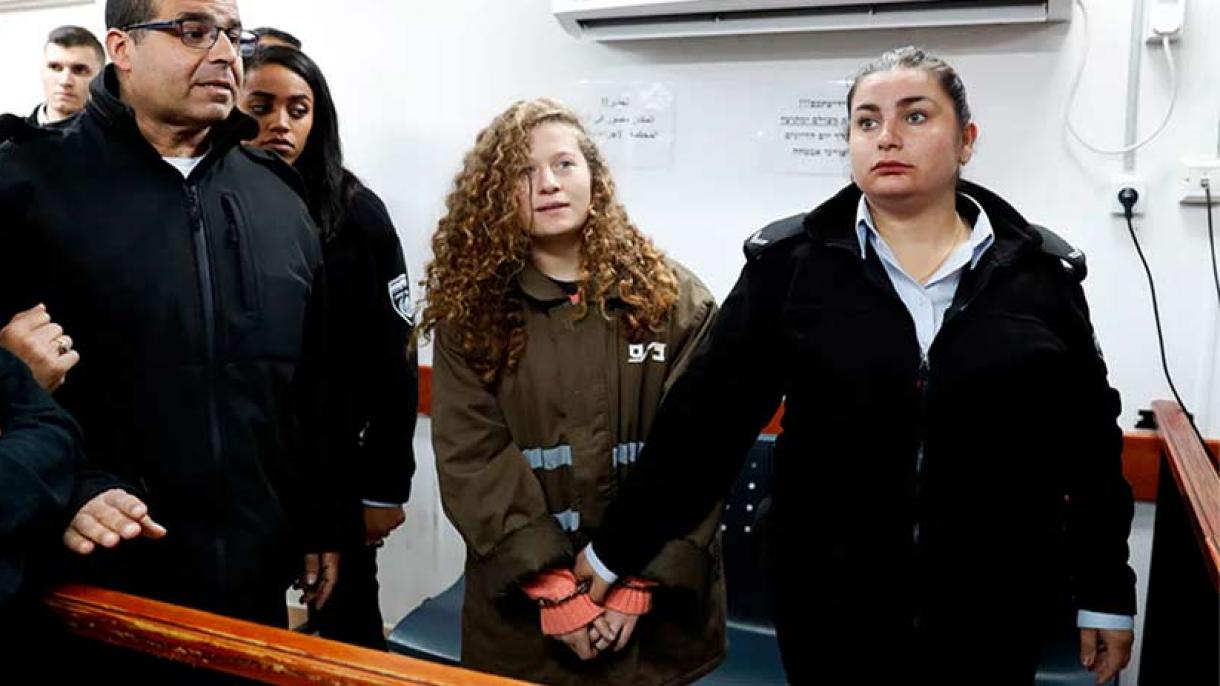 以色列判处勇敢的巴勒斯坦女孩8个月徒刑
