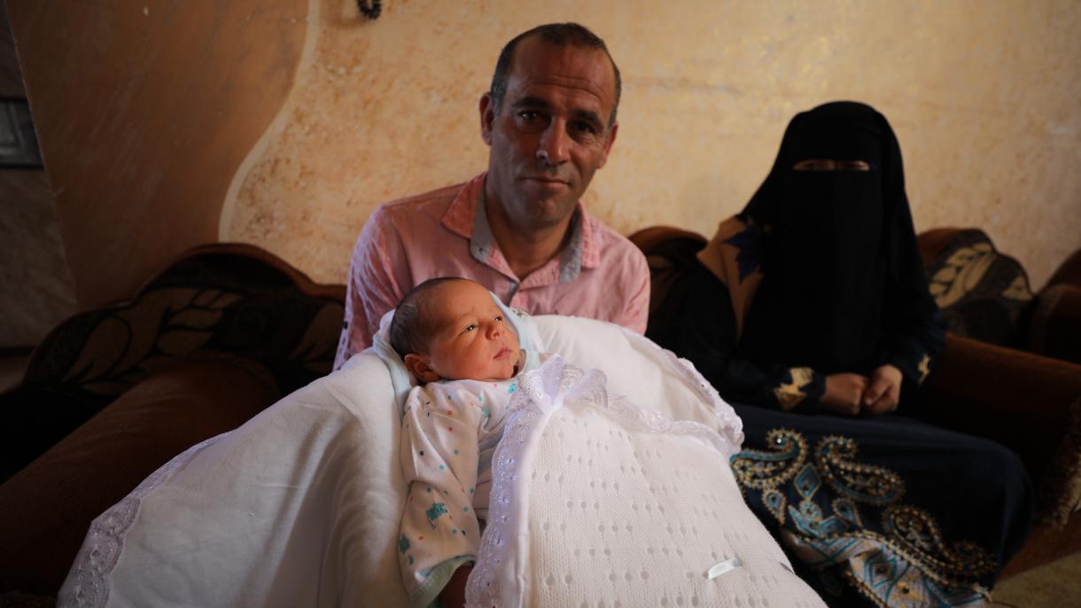 غزہ: فلسطینی جوڑے کی ترک صدر سے والہانہ محبت،نومولود بیٹےکانام " رجب ایردوان" رکھ دیا