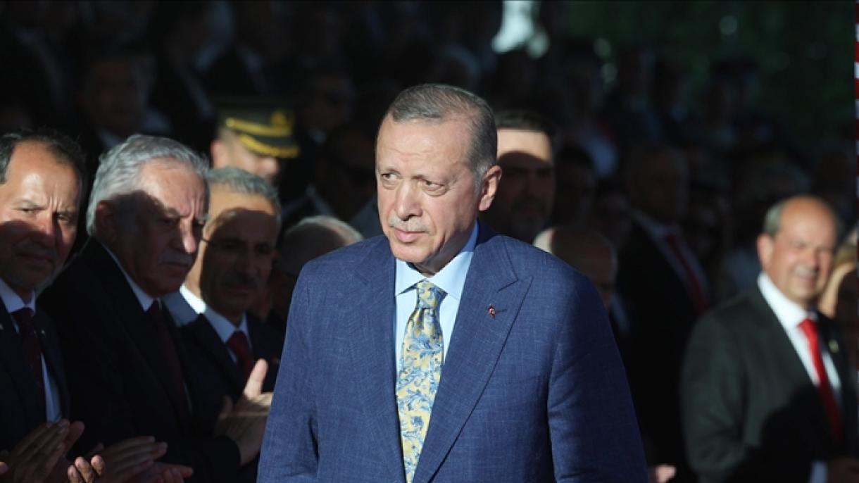 أردوُغان دمیرقازیق قبرس تۆرک جمهوریتی‌نینگ رسمی یاغدایدا تانالماغینی ایسله‌دی