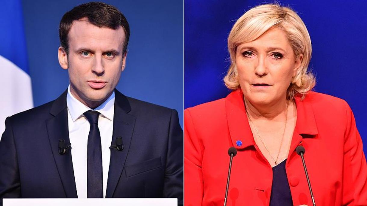 马克龙和勒庞将参加法国第二轮总统大选