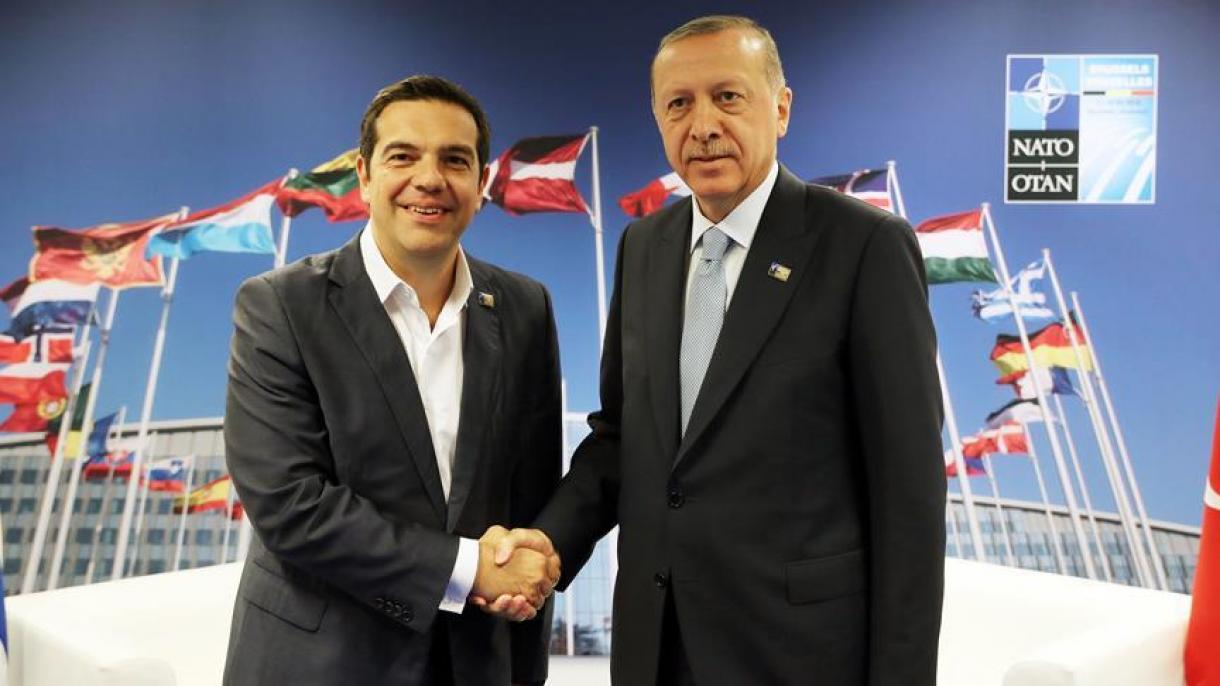 Erdogan a purtat discuții cu premierul grec
