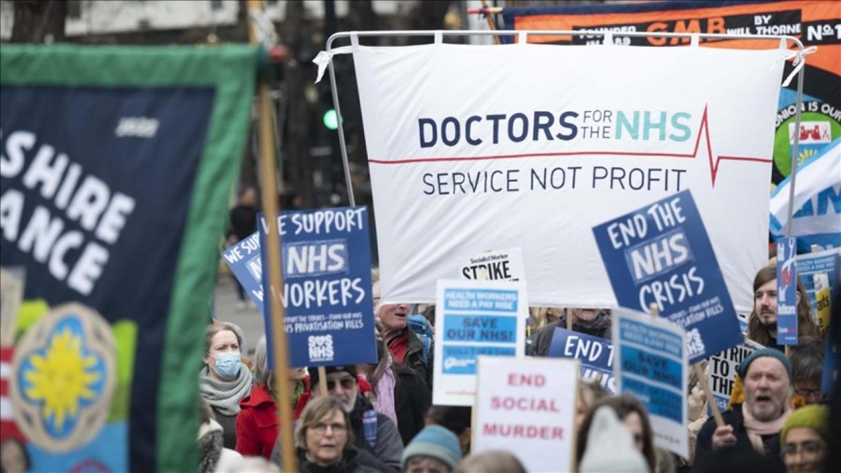 Huelga de médicos en Reino Unido