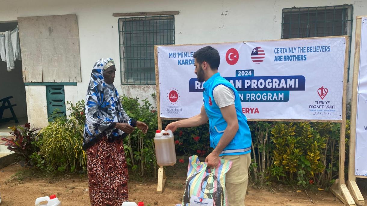 Turkiye invia aiuti alimentari in Liberia, in occasione del mese di Ramadan