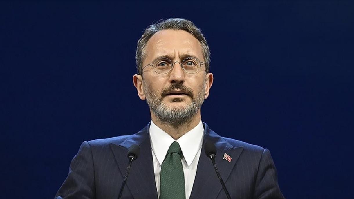 Fahrettin Altun reagált a TRT Haber munkájának megakadályozására