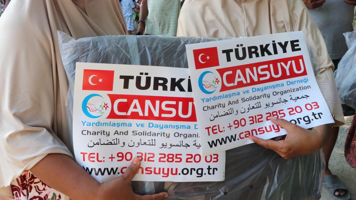 土耳其慈善机构Cansuyu为印尼提供帐篷援助