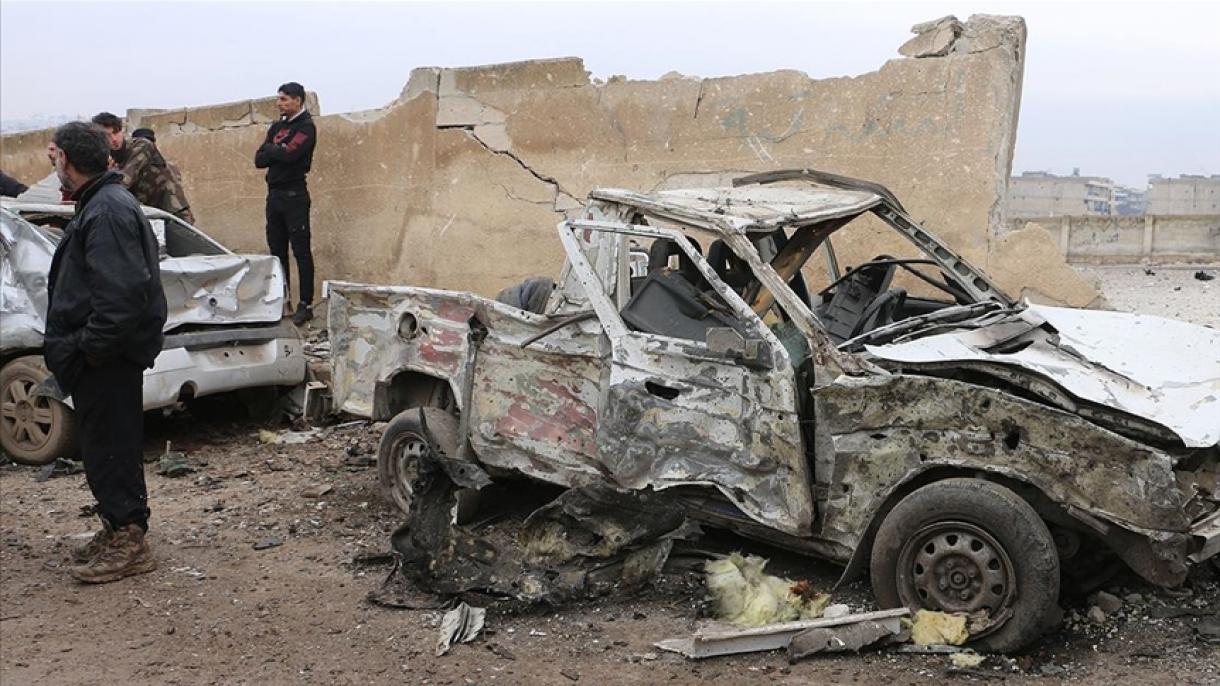 انفجار خودروی بمب‌گذاری شده در عفرین