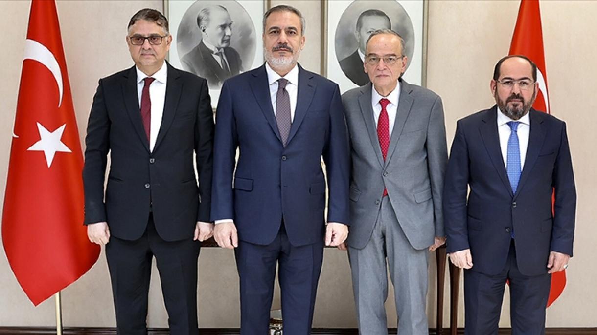 وزیر خارجہ حقان  فیدان کے انقرہ میں سفارتی مذاکرات