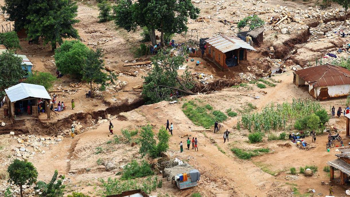 马拉维发生洪水和山体滑坡