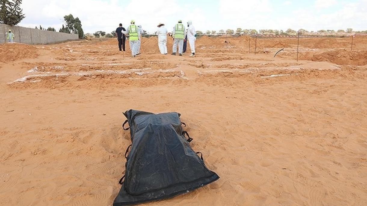 سه گور دسته‌جمعی دیگر در ترهونه لیبیا کشف شد