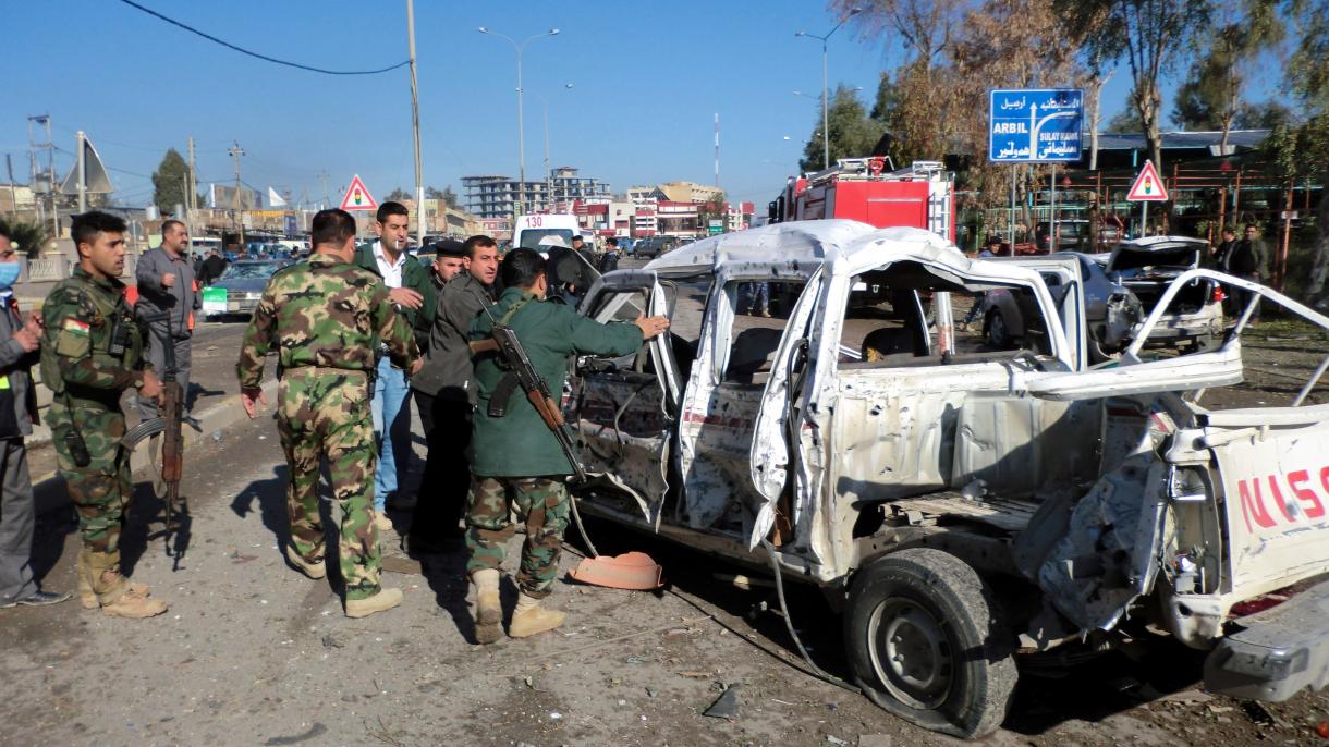 عراق: خود کش بم حملہ 4 افراد ہلاک 15 زخمی