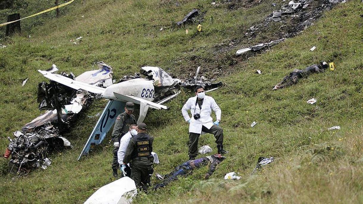 پنج نفر در حادثه سقوط هواپیمایی در کلمبیا جان باختند