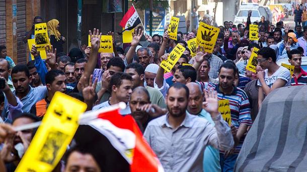 مصر میں احتجاجی  مظاہروں کا مطالبہ