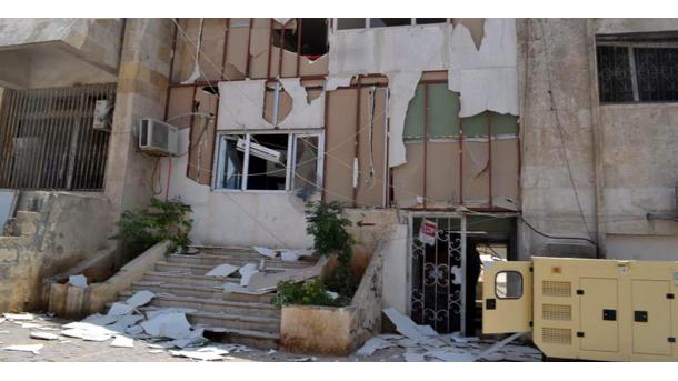 پرتاب بمبهای مکشی به یک بیمارستان در سوریه