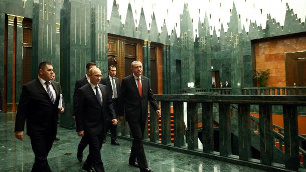 اردوغان: در مورد حل مسئله سوریه با آقای پوتین همفکر می باشیم