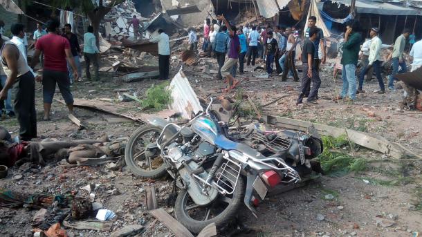 Explosión en un restaurante en la India