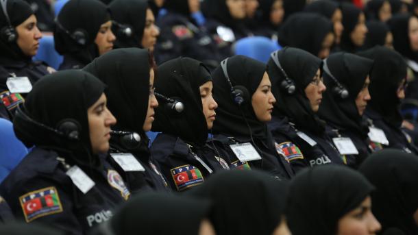 土耳其警方培训阿富汗女警