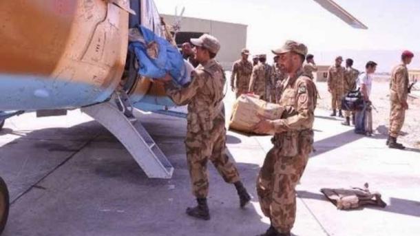 پاک فوج کے سی ون تھرٹی طیارے امدادی سامان لے کر نیپال روانہ