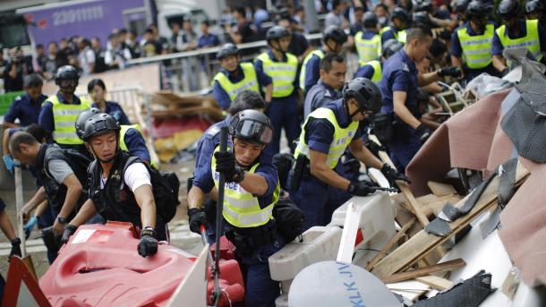 ہانگ کانگ:جمہوریت نواز مظاہرین کا احتجاج جاری
