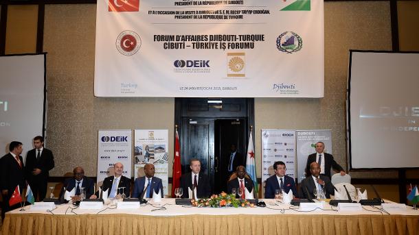 Erdoğan les invita a los inversionistas turcos a Yibuti 