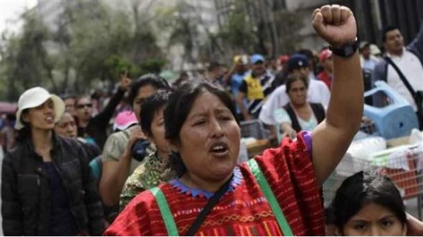 اعتراض معلم ها در مکزیک