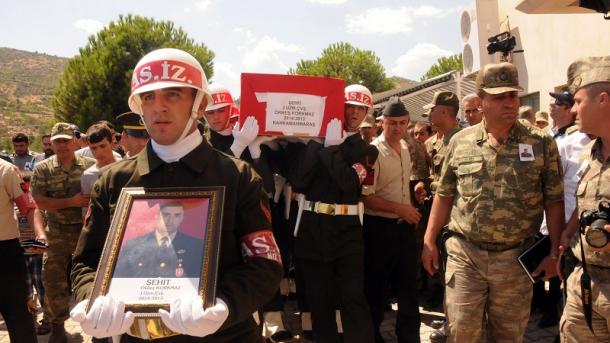 Provincia turca de Kahramanmaraş da el último adiós a su mártir