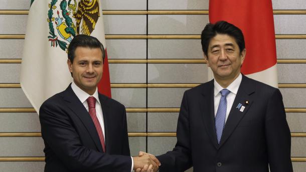 Concluye visita a México del primer ministro japonés Shinzo Abe