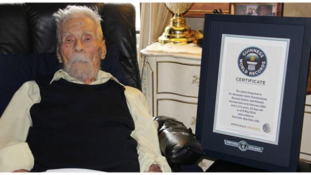 دنیا کے  معمر ترین 111 سالہ الیگزنڈر امیچ  انتقال   کر گئے 