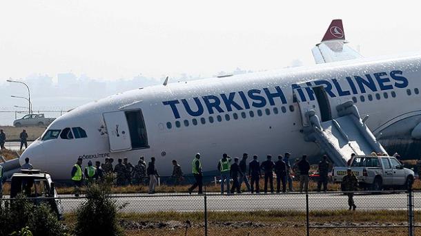 Nepal, un aereo  della Turkish Airlines  è andato fuori pista  