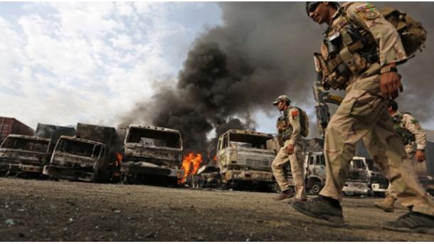 انفجار در پارکینگ ساختمان وزارت کشور افغانستان 