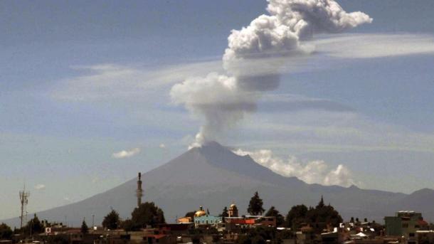 Popocatepetl vulkanı yenidən fəallaşıb.