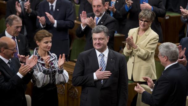 Ukraina Prezidenti Poroshenko Shimoliy Amerikadan yordam kutmoqda