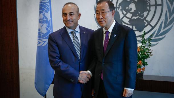 土耳其外长与联合国秘书长举行会晤