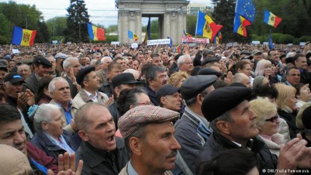  Moldowada Russiýa protest edildi