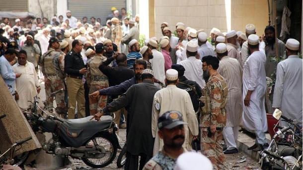 Pakistanda bazara bombaly hüjüm guraldy