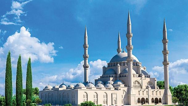La più grande moschea nei Balcani