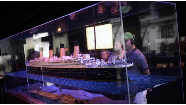 A Titanic kiállítás Madridban